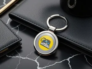 Cute Keyfob Metallic Stylish Design
